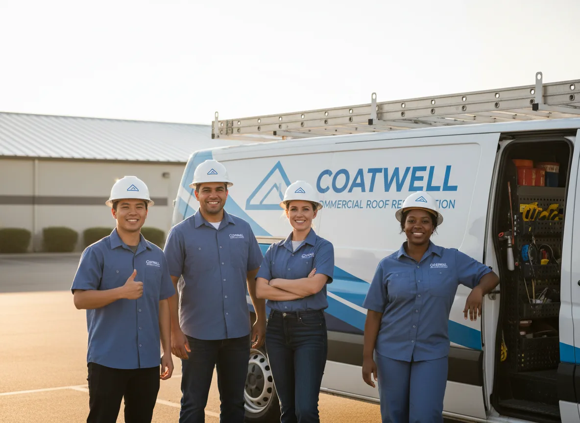 Commercial roof coating company in Wheeler, MI